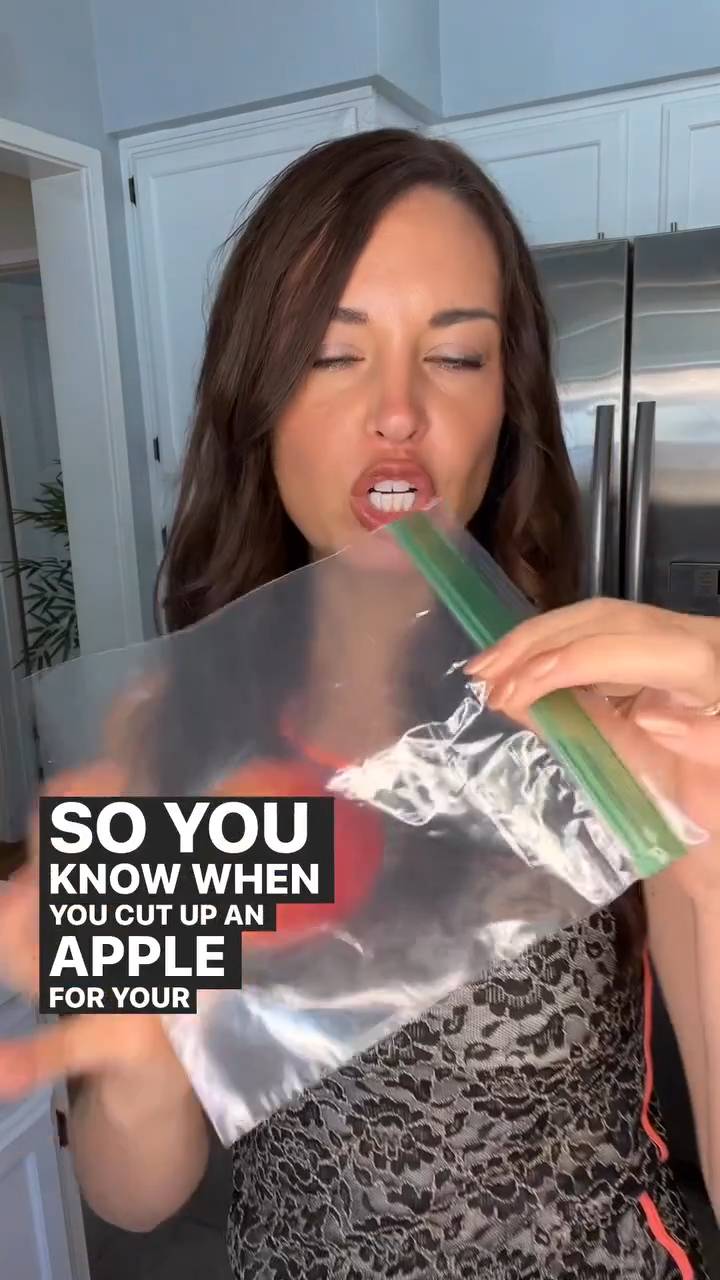Simple apple snack that keeps them fresh