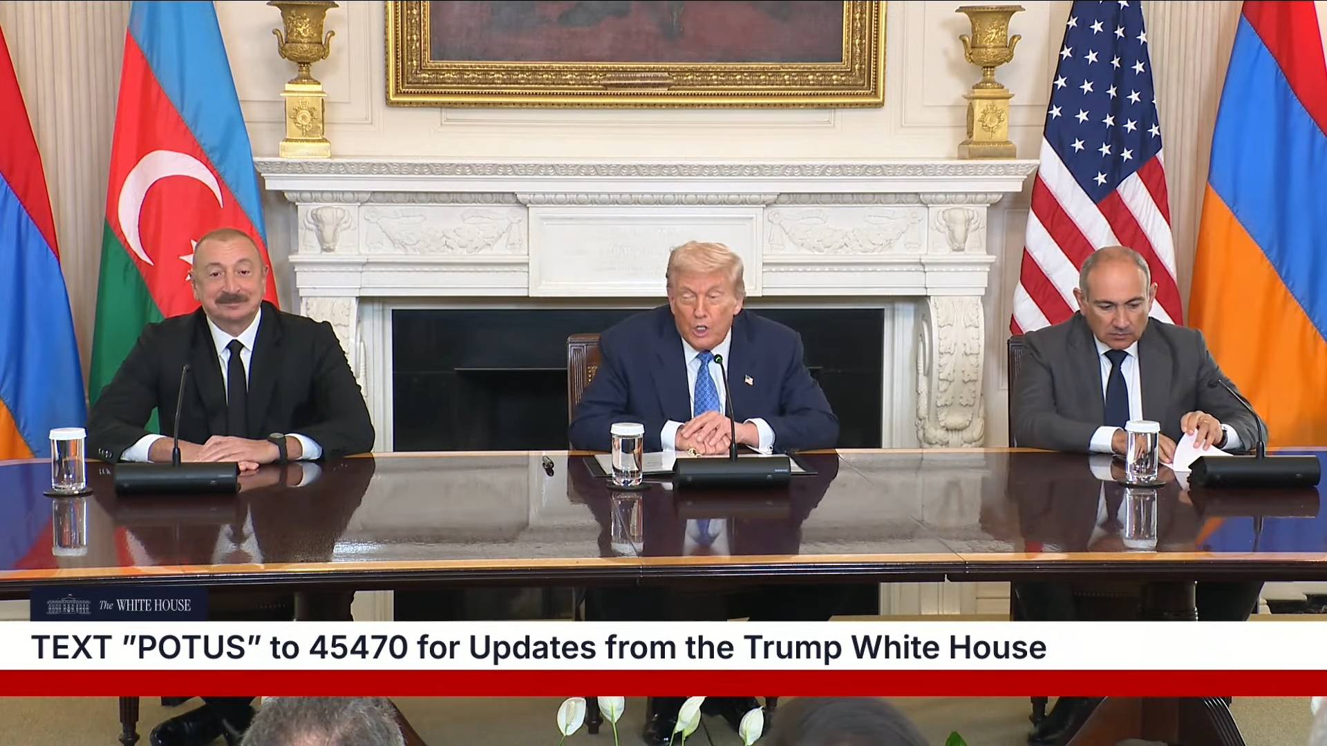 White house - President Trump: “you have here 2 great leaders”