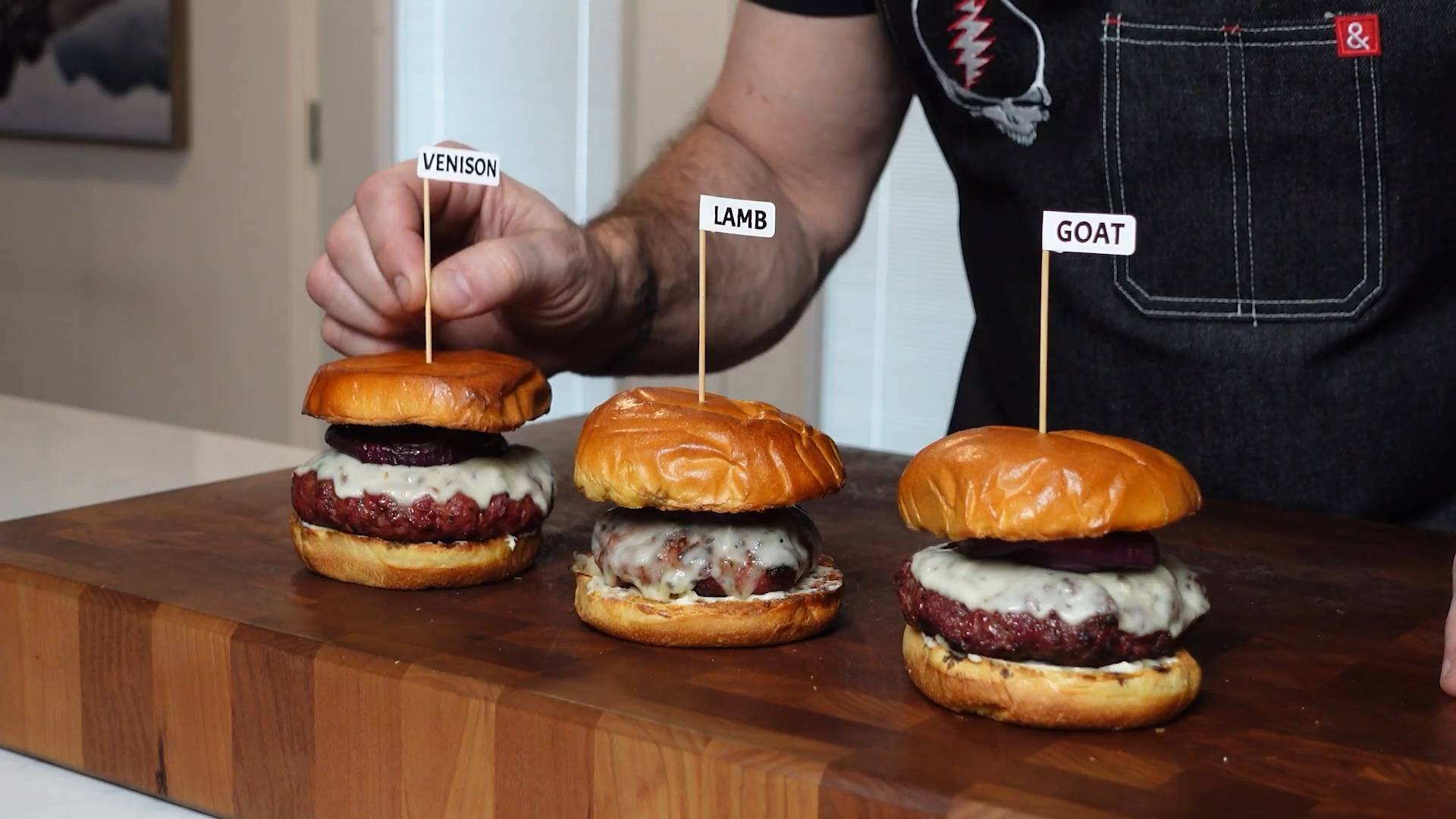 Burger challenge using goat, lamb, and venison | Which was the best?