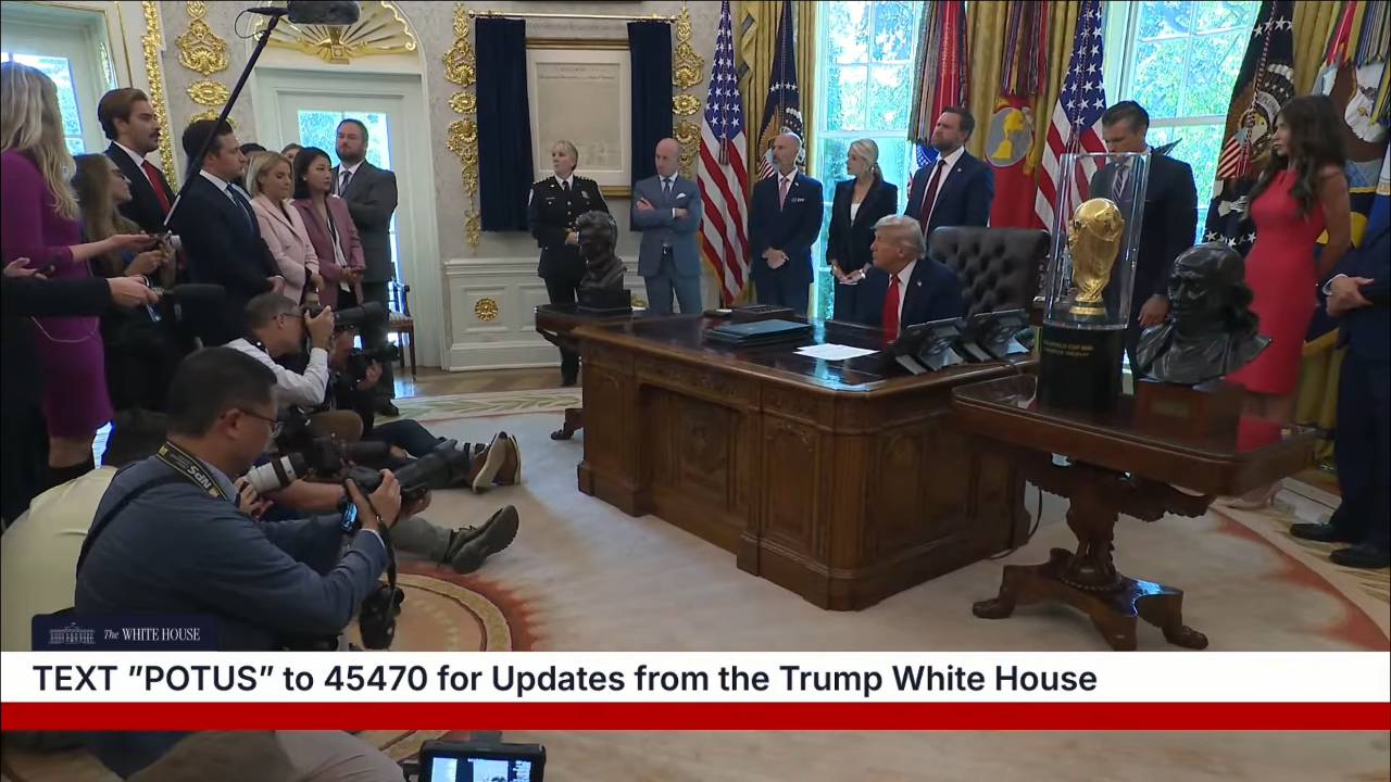 White House - President Trump on Kilmar Abrego Garcia: “hey think he's gonna be good for votes”