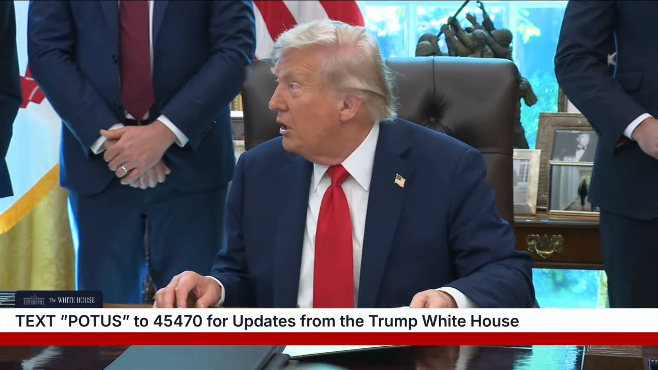 White House - President Trump: “You Burn a Flag, You Get One Year in Jail”
