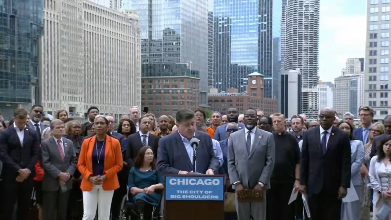 Chicago - Gov. Pritzker: “The violent crime rate is worse in red states”