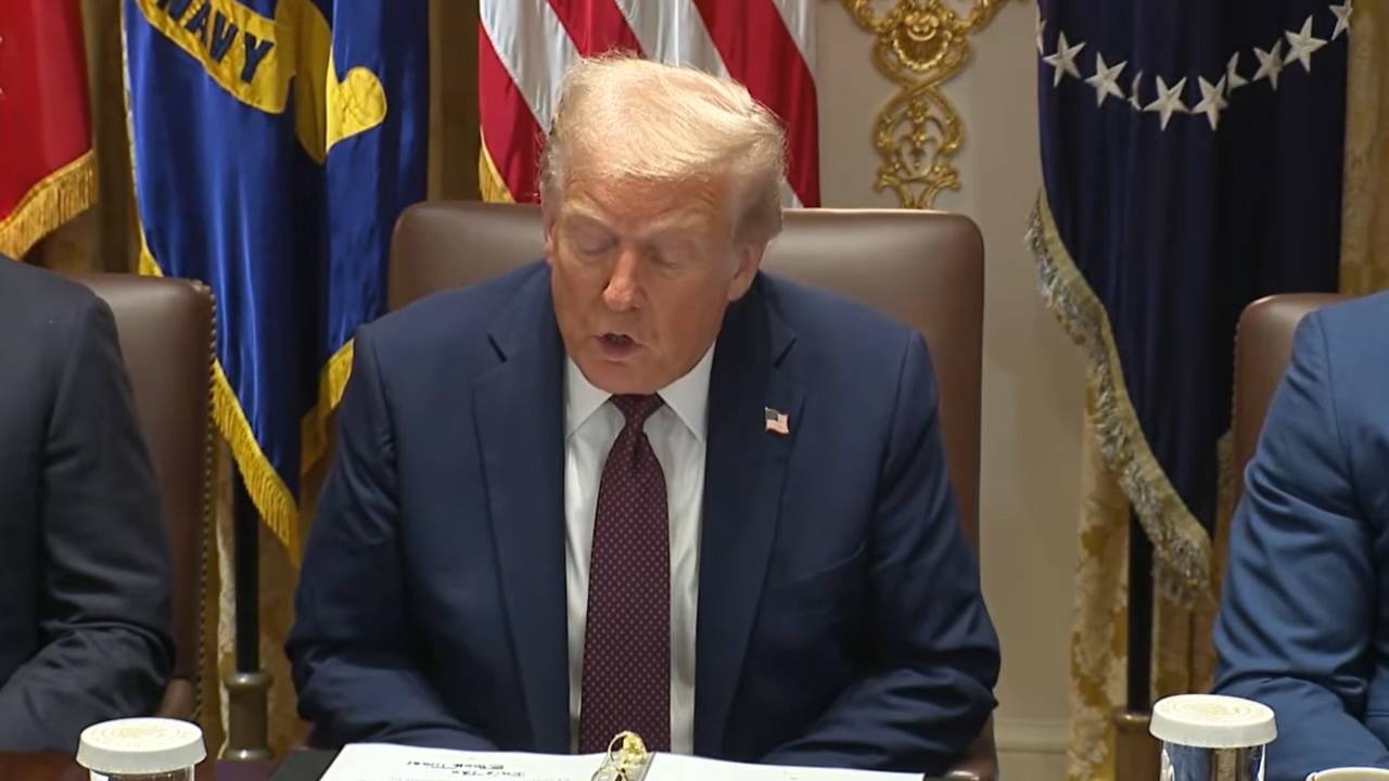 White House - Pres. Trump: "There's no inflation"