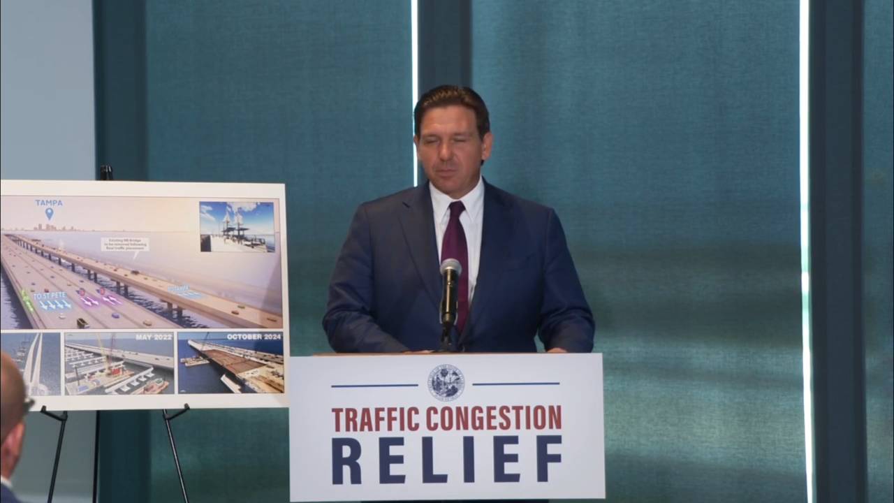 Florida - 8-26-25 - Gov. DeSantis: “the commandeering of the roads”