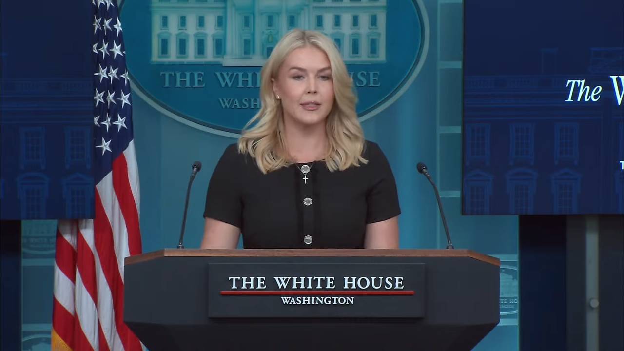 White House - Press Sec. Leavitt: “5year low gas prices thanks to President Trump”