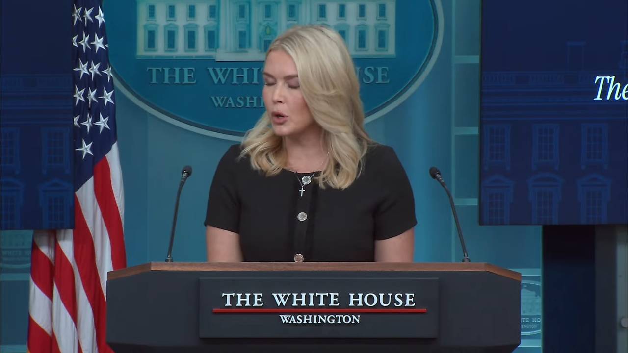 White House - Press Sec. Leavitt: “maybe Governor Pritzker should spend less time demonizing the police”