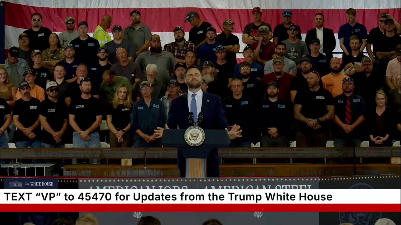 White House - VP Vance: “Wouldn’t it be nice if the democrats just worked across the isle for once”