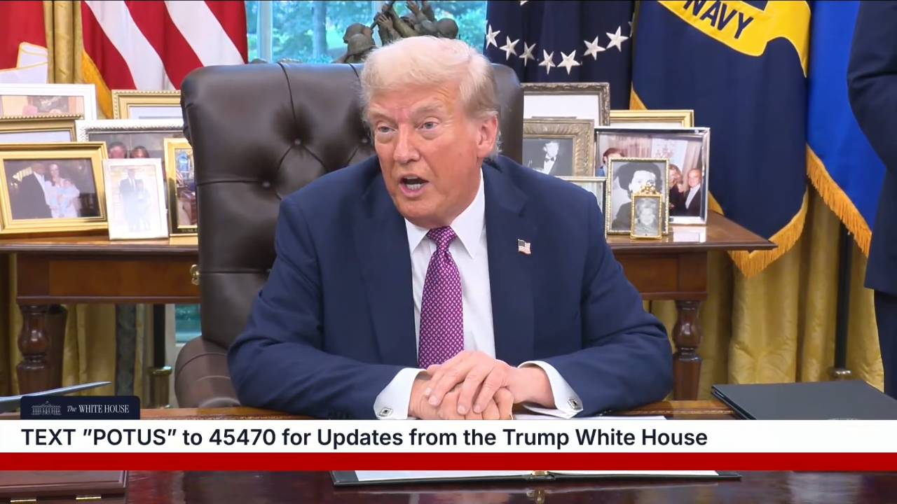 White House - Pres. Trump on companies building their own electric plants