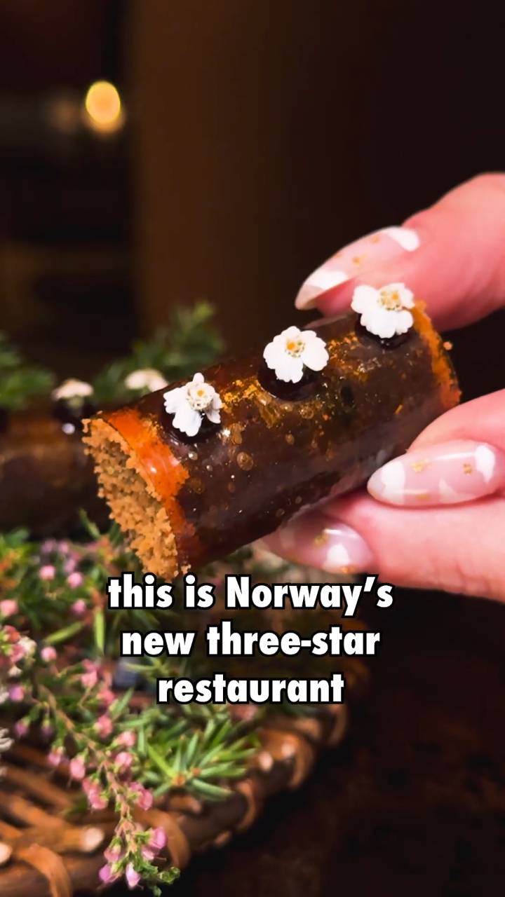 Slik ser et måltid ut på Norges nye tre Michelin-stjerne restaurant Re-naa i Stavanger