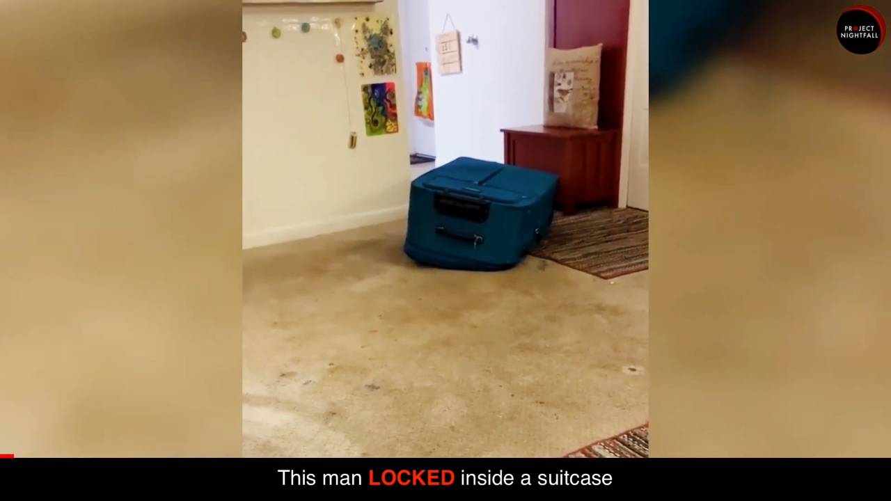 Her boyfriend got locked up in a suitcase, until this 