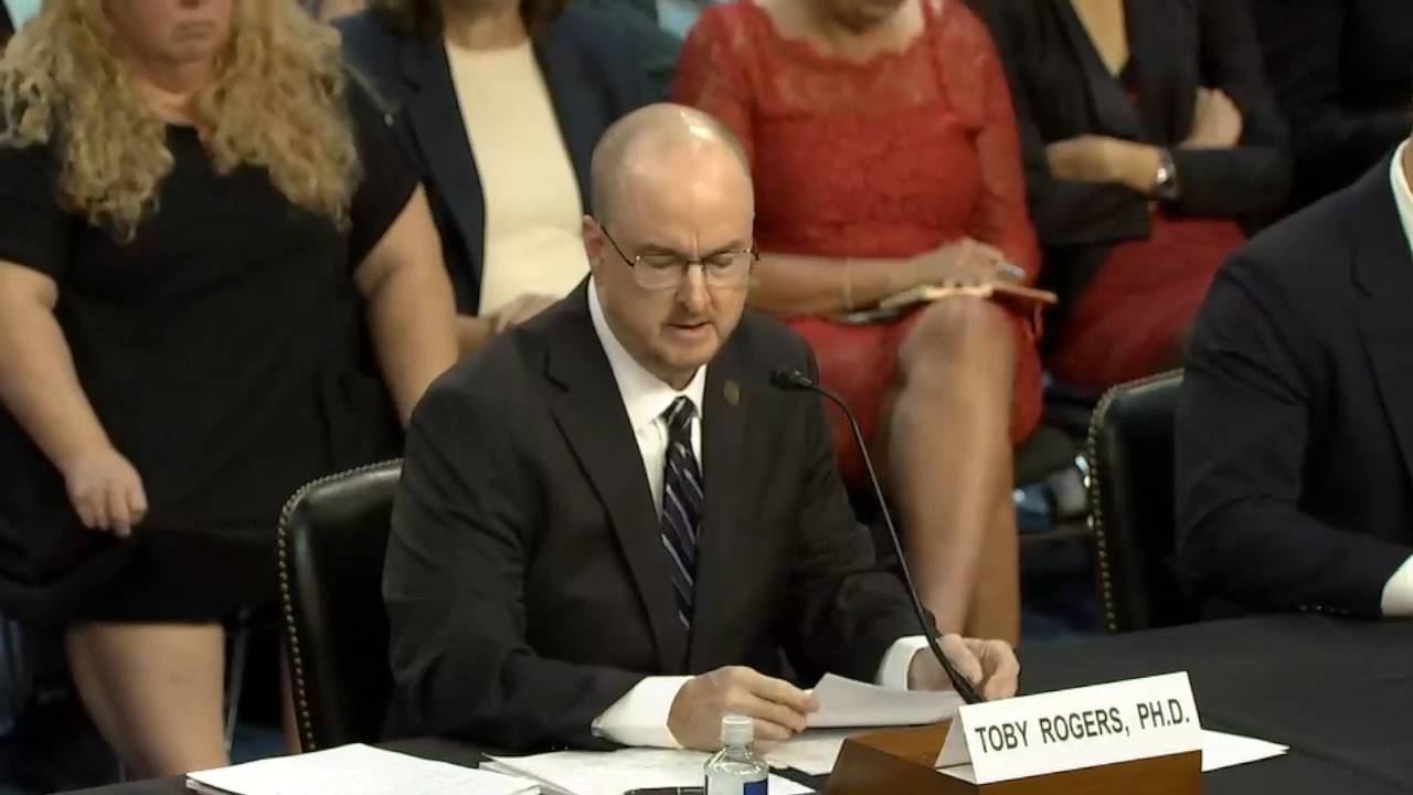 Senate Homeland Security - Witness Toby Rogers: "What ended the Covid pandemic is the Omicron variant"