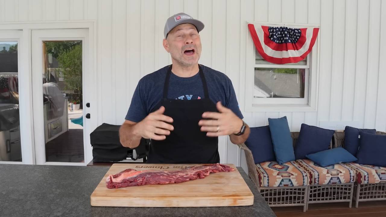 Easy charcoal grilled whole beef tenderloin recipe _ How to trim and grill 