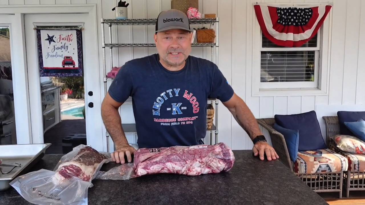 24 days red wine dry-aged brisket _ Texas style 