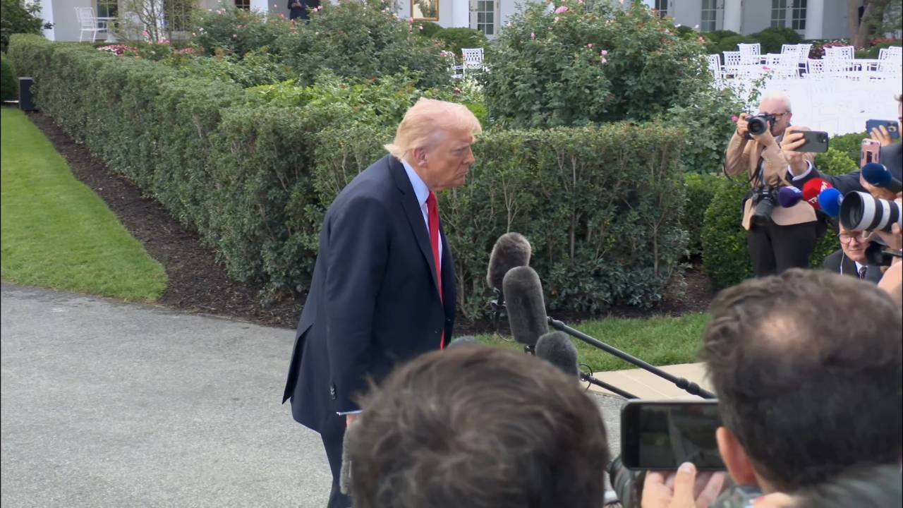 White House  - 9 11 25 -  President Trump on Charlie Kirk: “he was an advocate of non-violence”