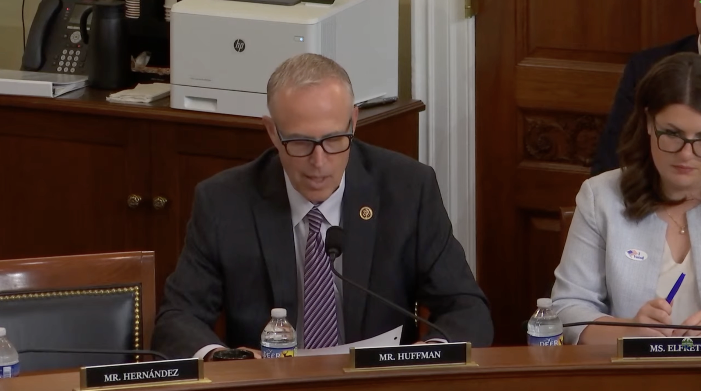 Subcommittee Unleashing Alaska’s Extraordinary Resource Potential – Jared Huffman (D-CA): “It is about lining the pockets of billionaires“