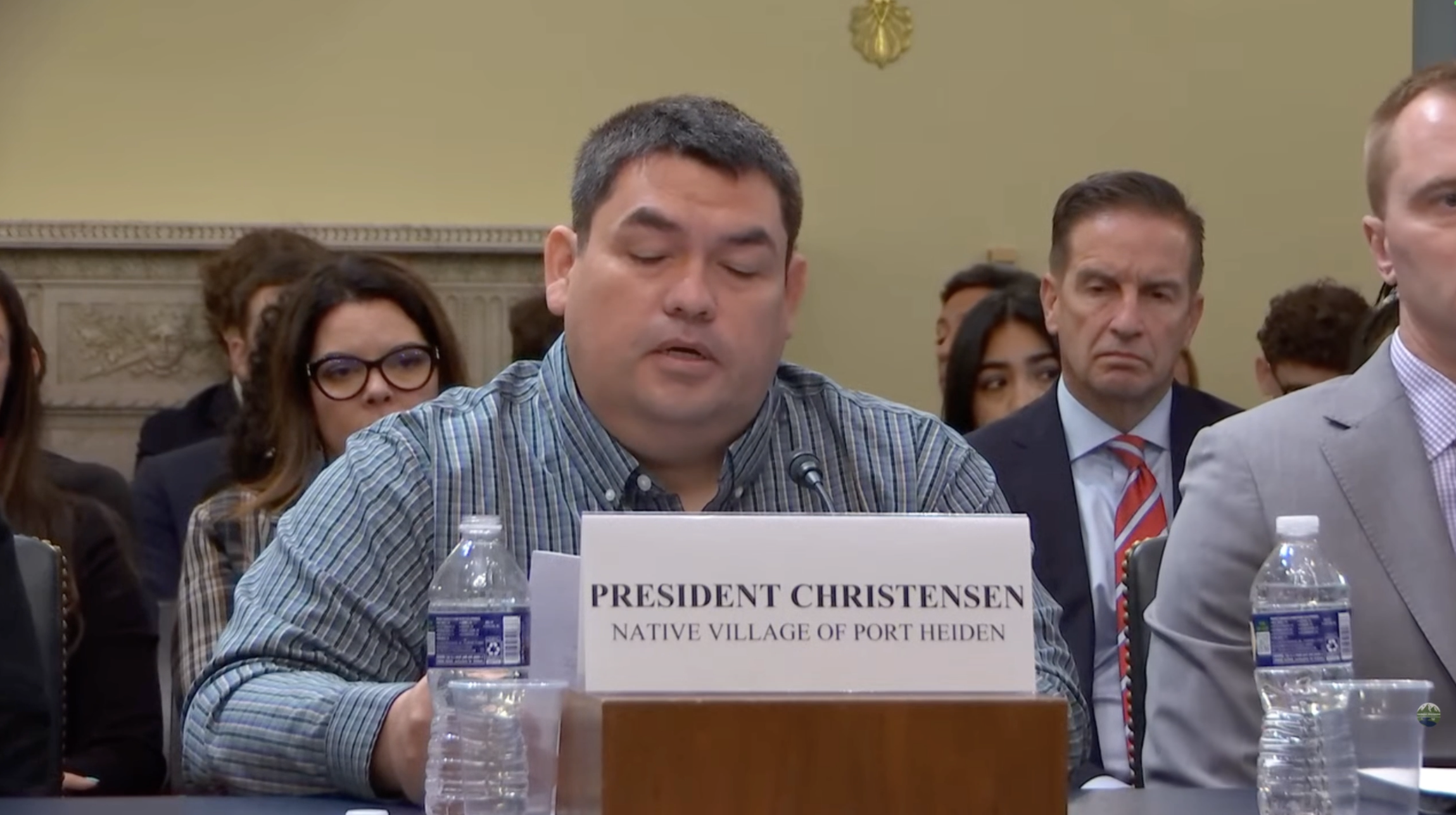 Subcommittee Unleashing Alaska’s Extraordinary Resource Potential – Pres. Christiensen, Native village of Port Heiden: “The energy cost could be the force that drives us off the lands that we have occupied for thousands of years.“