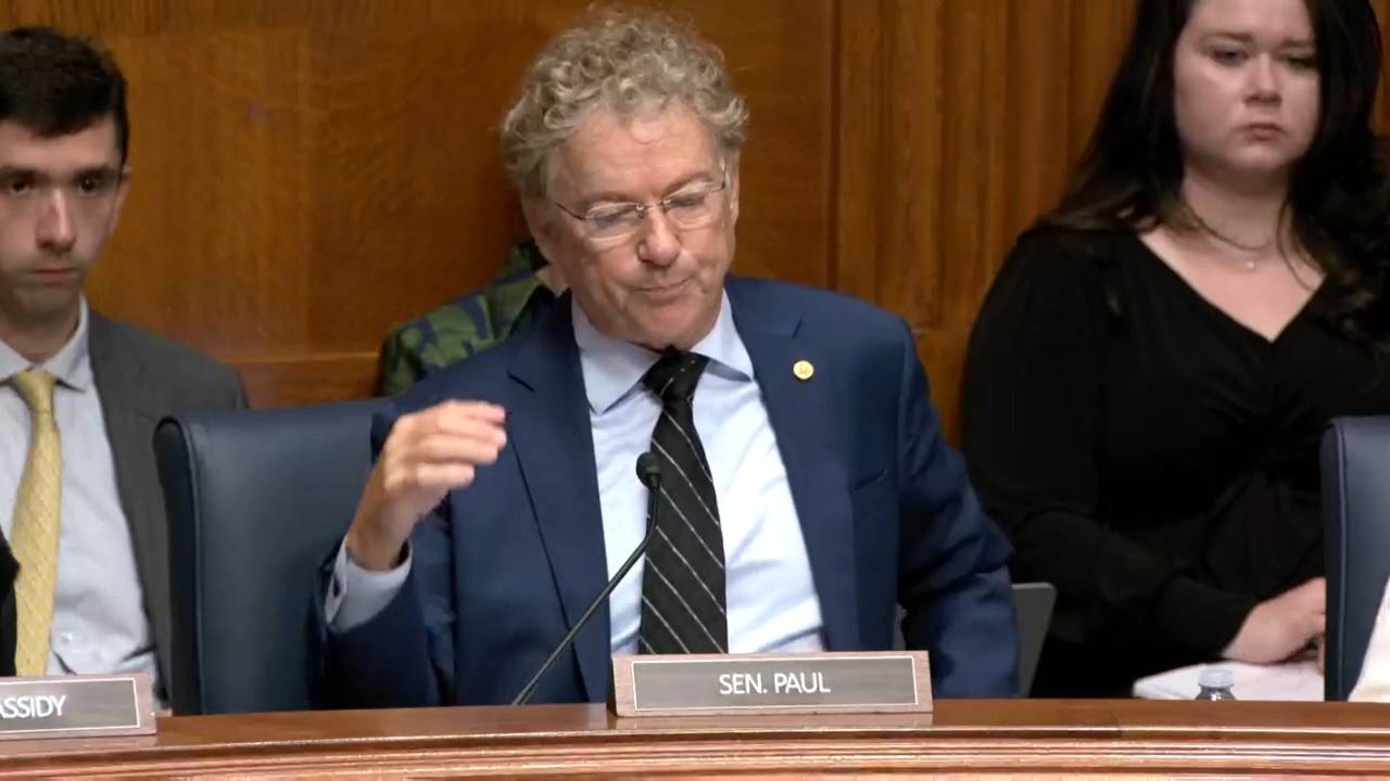 Senate Health - Sen. Paul (R-KY): "The burden should be on you" to prove the childhood vaccine schedule should stand