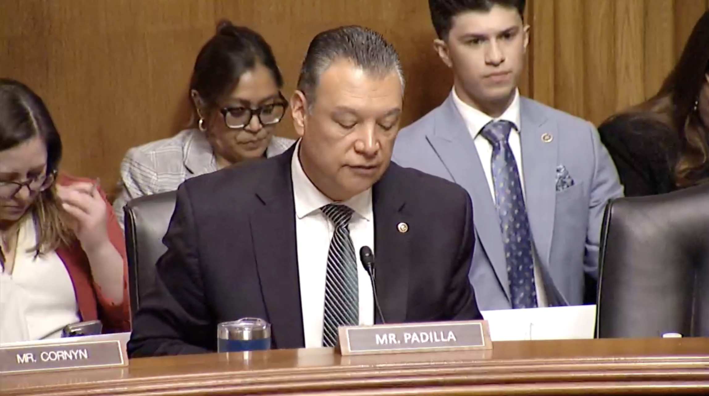 Hearings to examine missing unaccompanied alien children and criminal sponsors – Alex Padilla (D-CA): “That’s how children are being treated in this system.”
