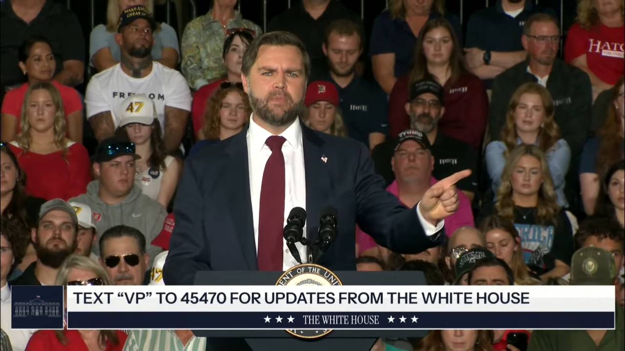 White House - VP Vance: “they chose to send our young men and women to foreign wars all over the world, they refused to stop the cartels”