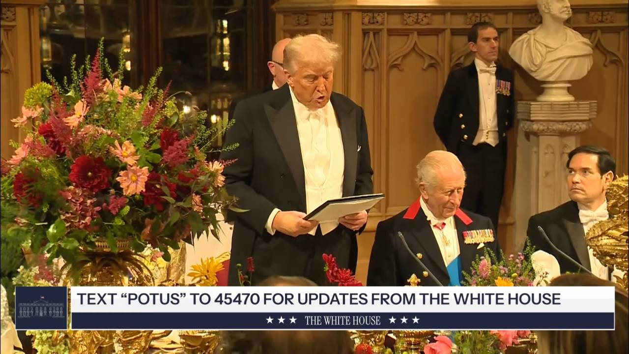 White House - President Trump: “It's a singular privilege to be the first American president welcomed here”