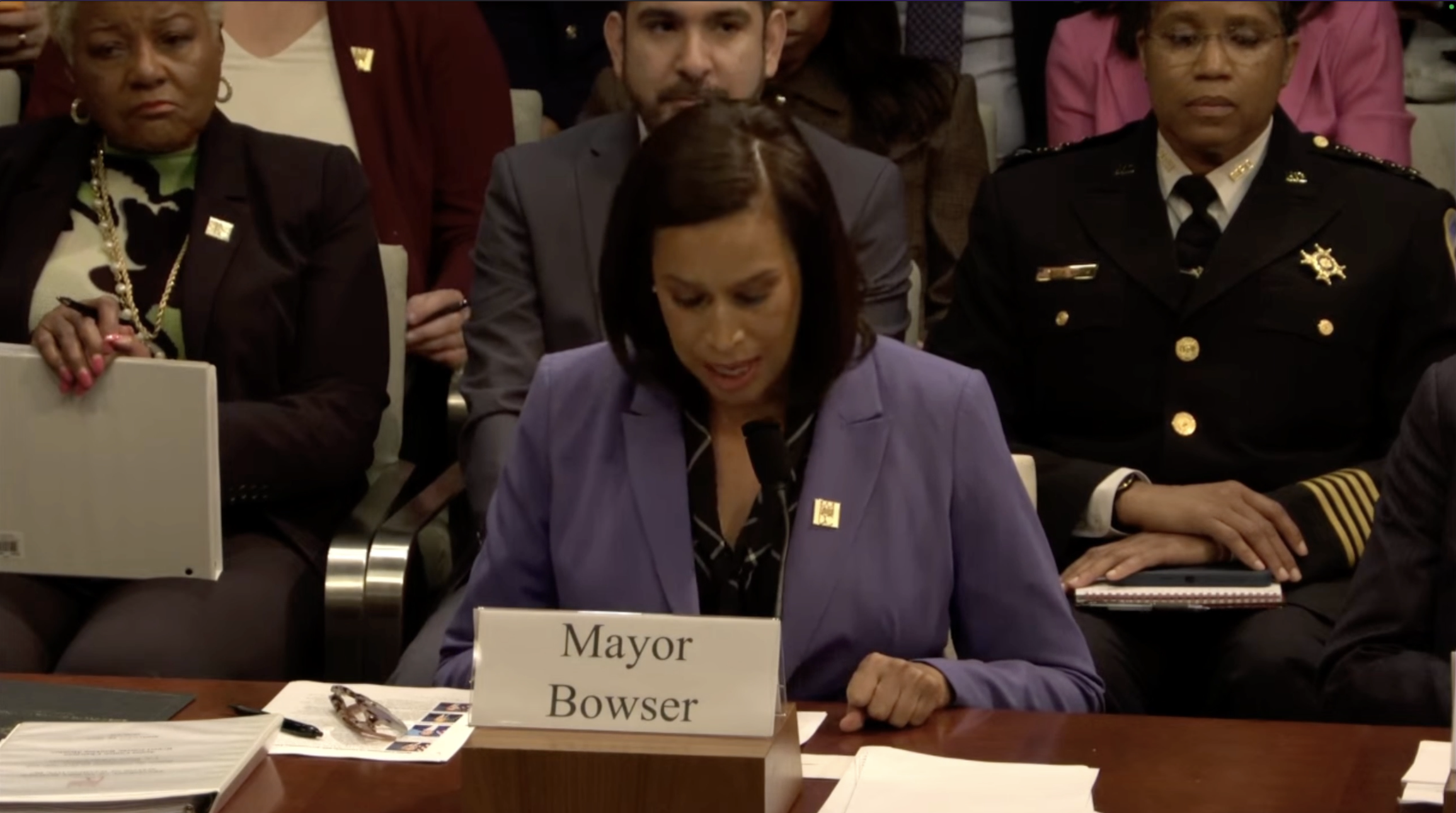 Oversight of the District of Columbia– Mayor Bowser (D-DC): “We have no representation in this senate”