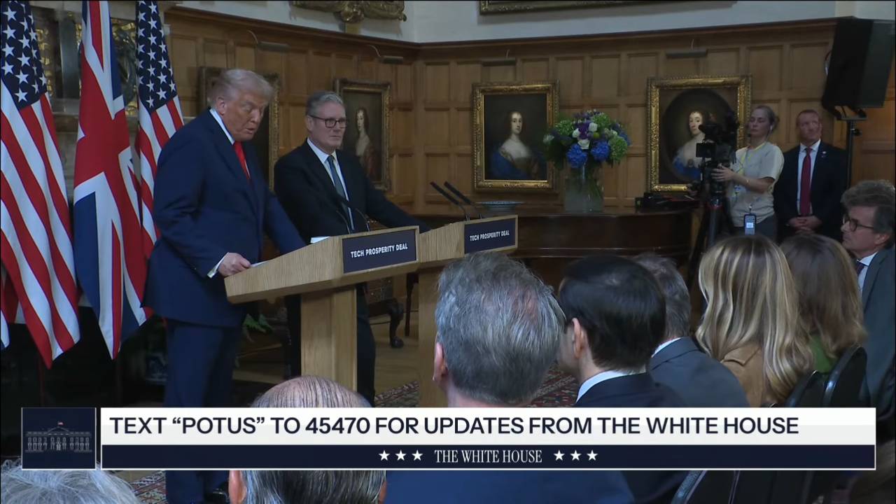 White House - Pres. Trump: "The United States is doing better than it has ever done in terms of business and investment"