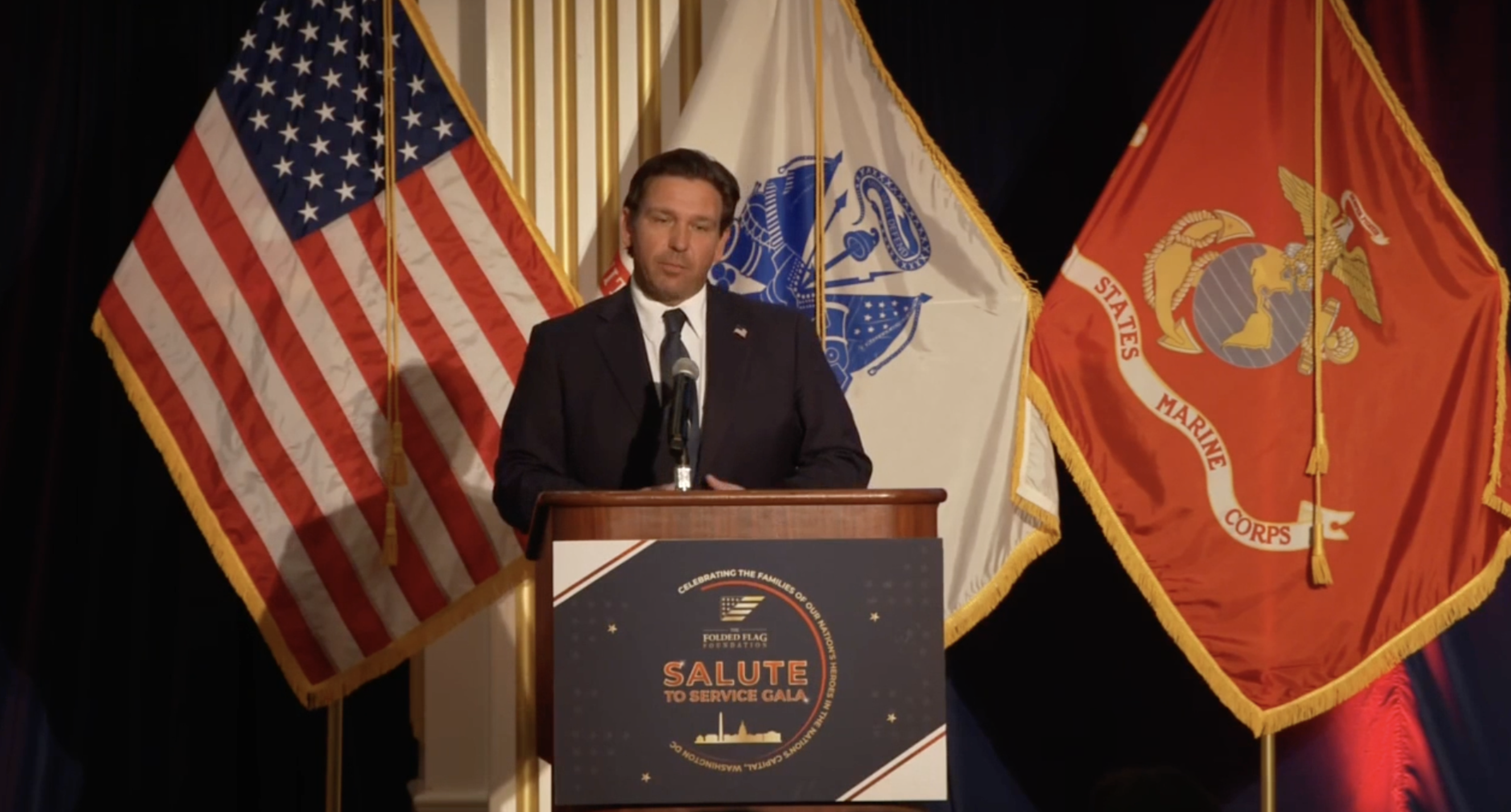 Folded Flag Foundation Salute to Service Gala– Gov. DeSantis (R-FL): “Can people really govern themselves?”