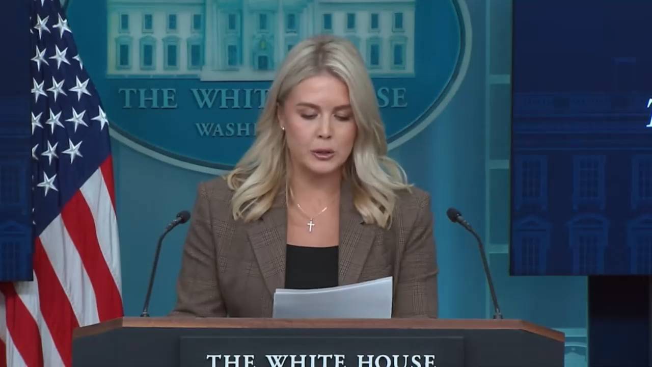 White House - Press Sec Leavitt: "Positive economic data continues to pour in"