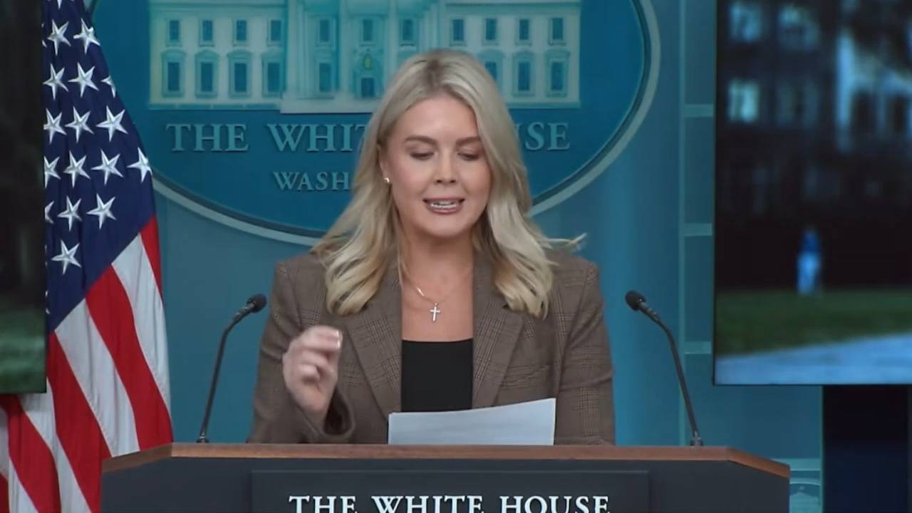 White House - Press Sec. Leavitt on House vote condemning political violence: "We must continue to call this wickedness out"