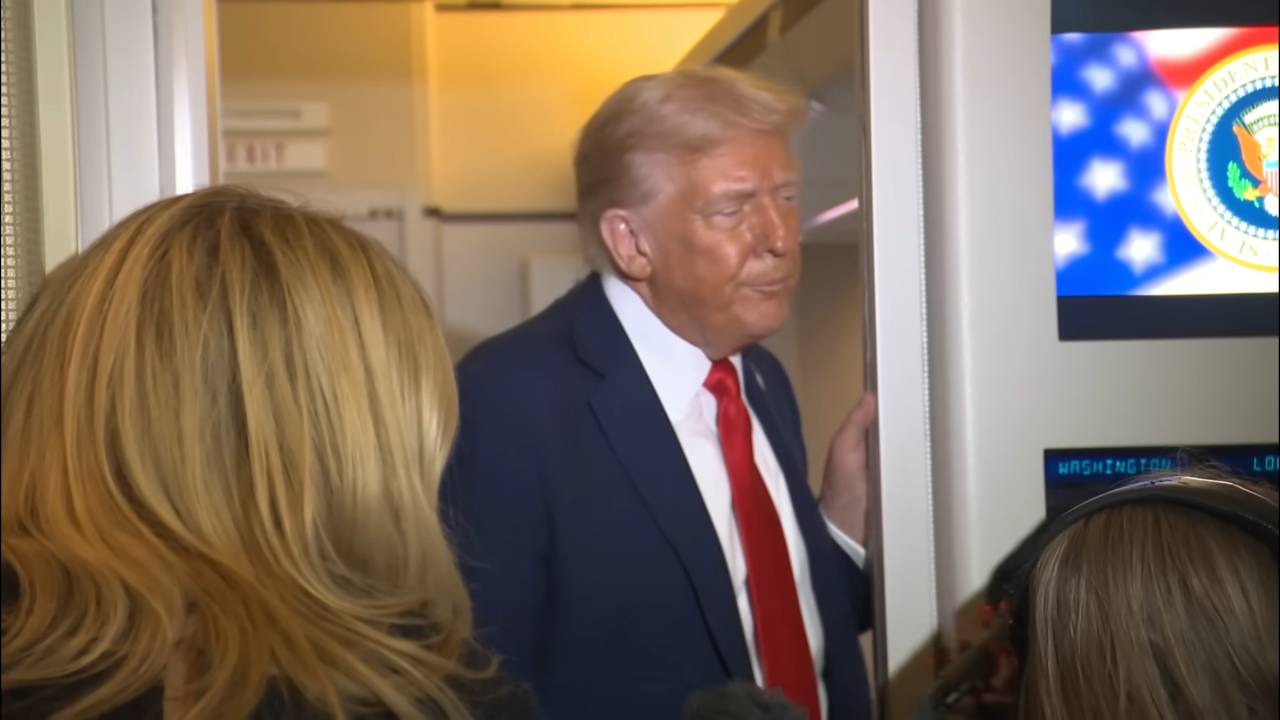 09 21 25 White House gaggle - Pres. Trump on transgender connection to violence: "Something seems to be going on but you can't make that statement yet"