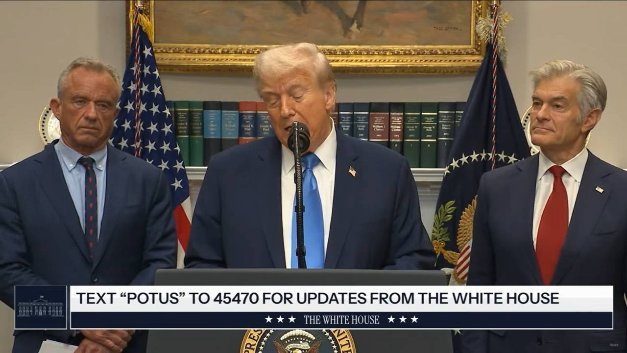 White House - Pres Trump on Tylenol
