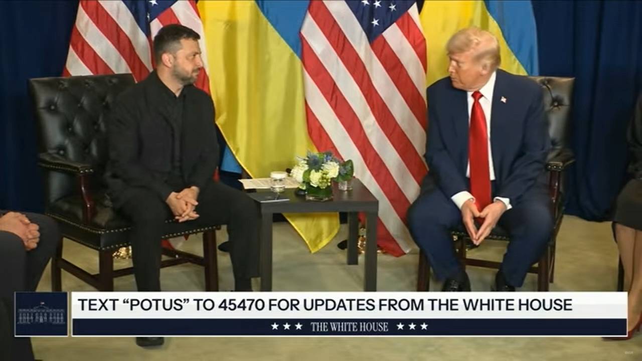 White House - Ukrainian President Zelinski thanks Trump