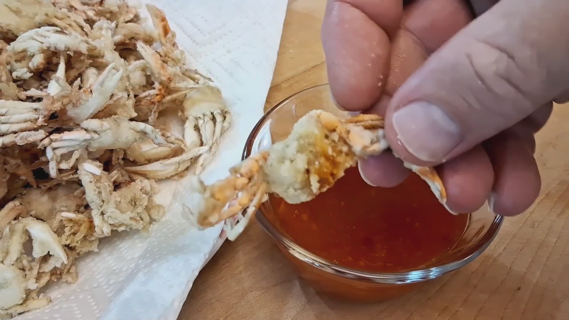 Crunchy bite-sized ocean treats