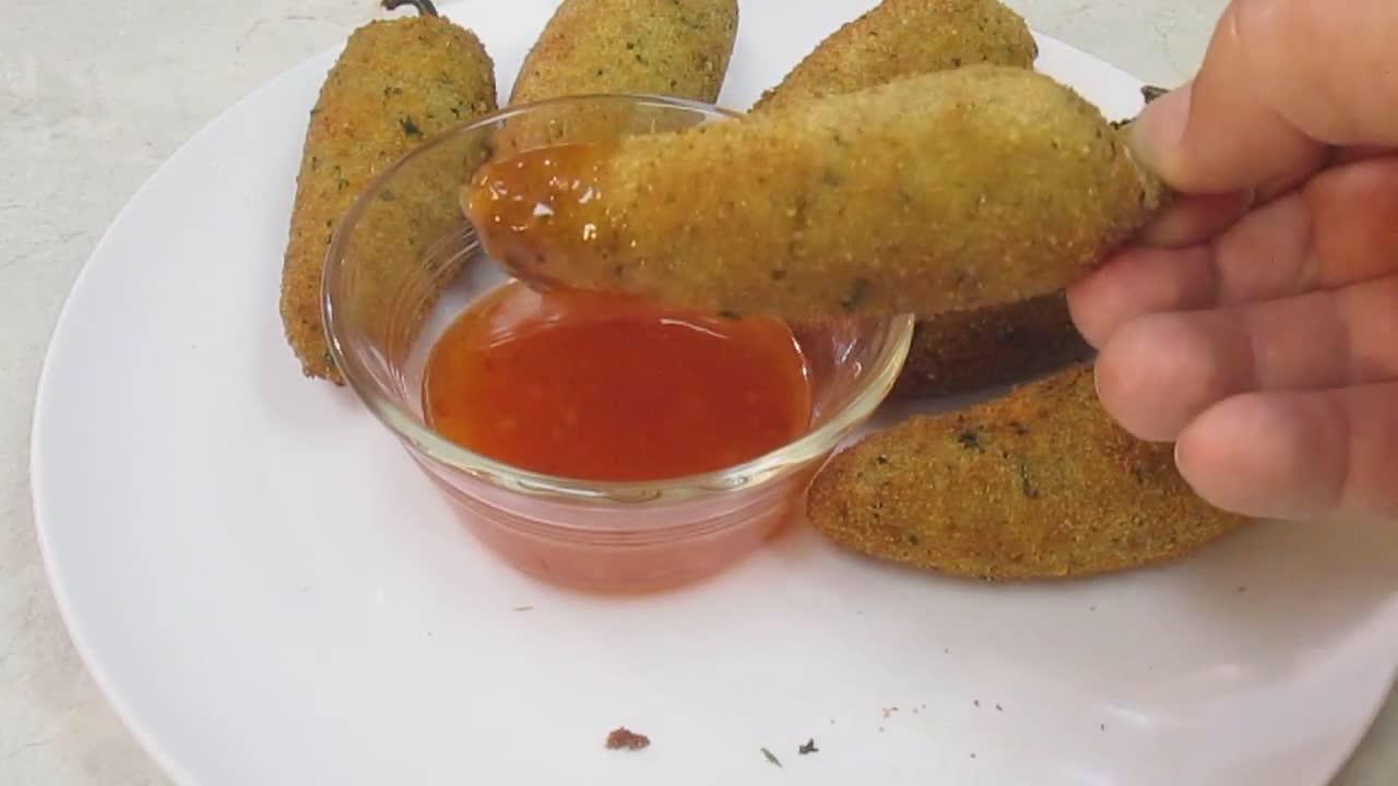 Stuffed pepper party appetizers