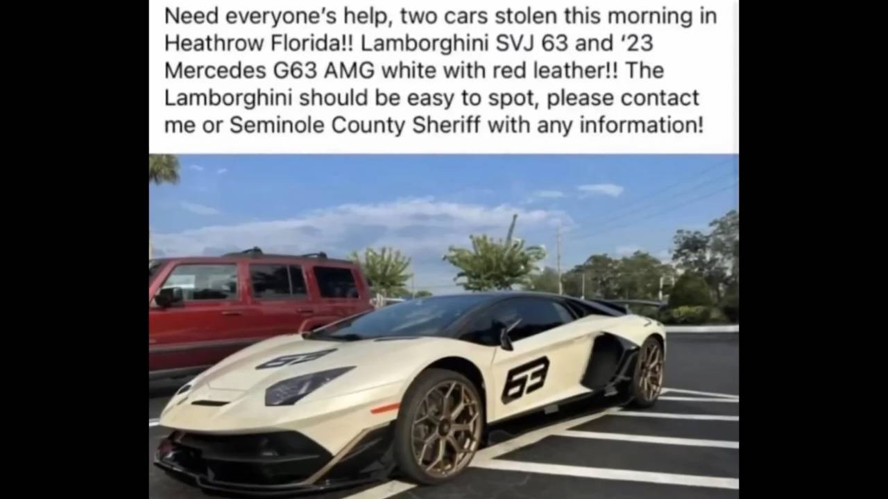 Tracking down the notorious damaged supercar