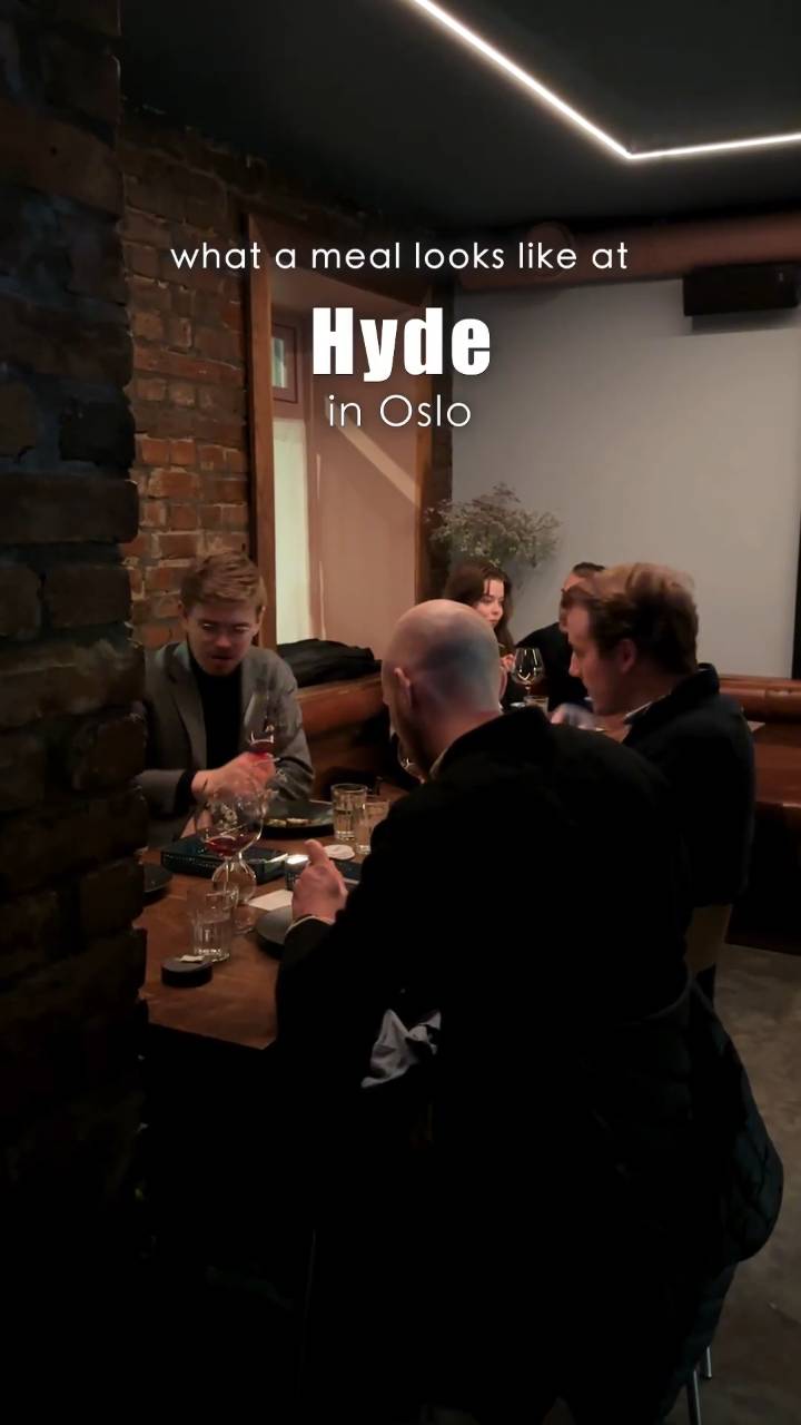Måltid på Restaurant Hyde i norsk hovedstad
