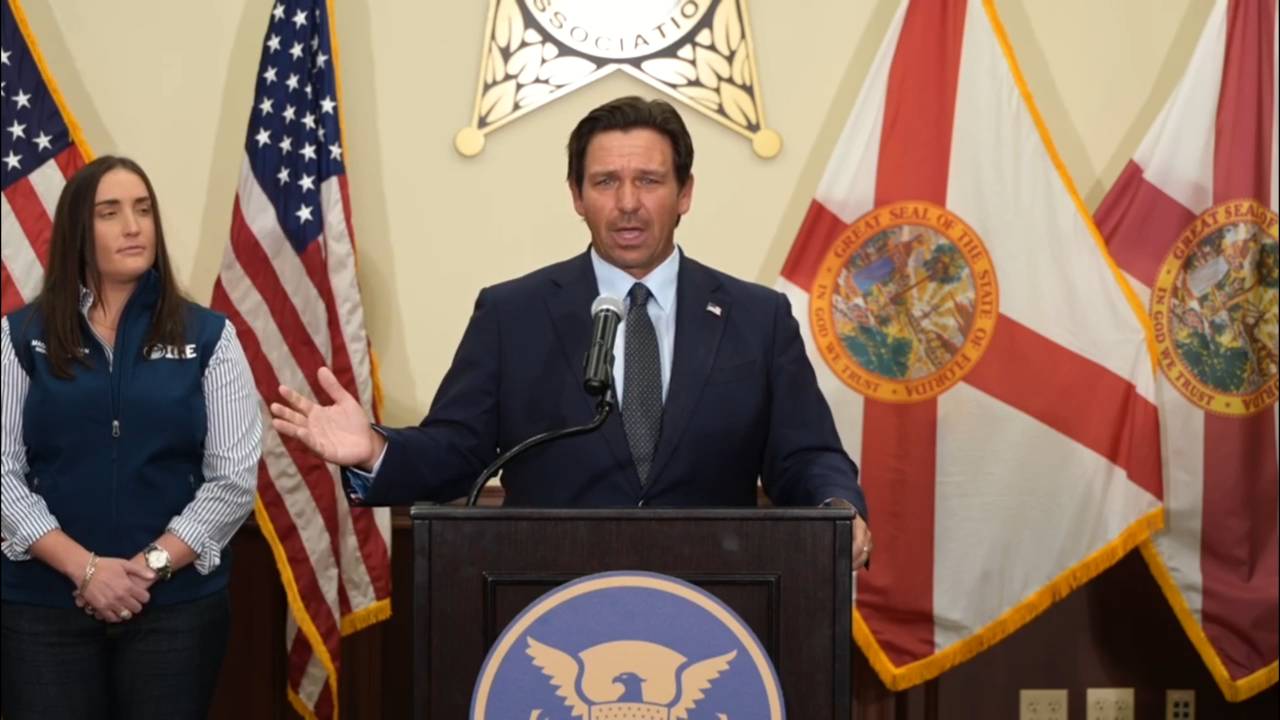 Florida - Gov. DeSantis on law enforcement cooperation with ICE: "Other states I think could could learn a lot by what Florida's done"