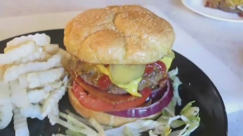Four different protein burger styles