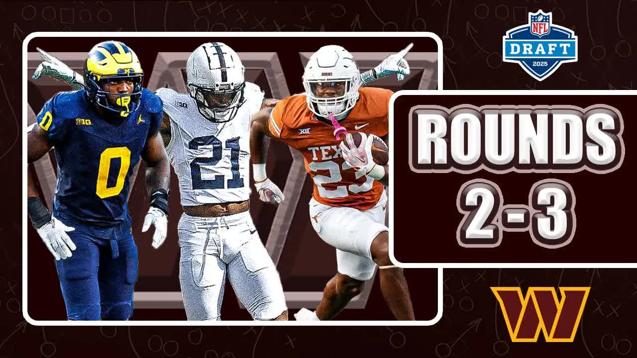 WASHINGTON COMMANDERS 2025 NFL DRAFT LIVE STREAM: DAY 2