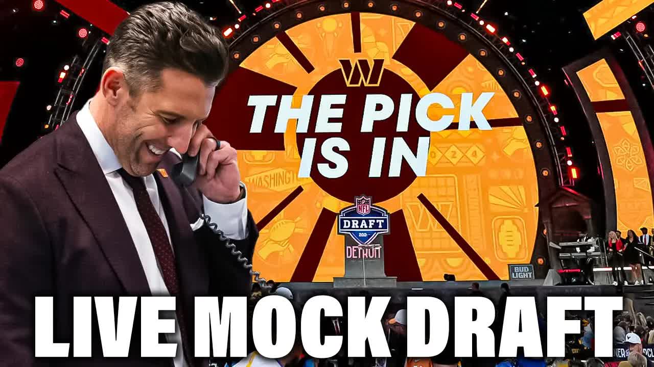 Washington Commanders LIVE MOCK DRAFT