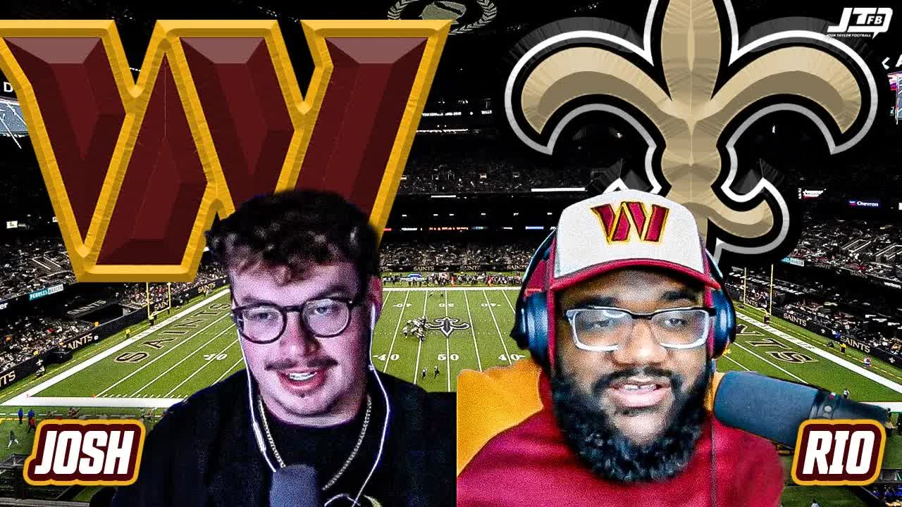 WASHINGTON COMMANDERS VS NEW ORLEANS SAINTS PREVIEW W/ @Rio_Robinson91