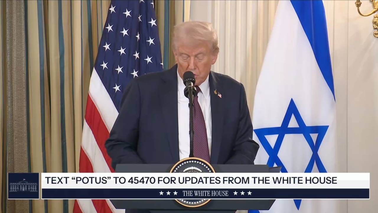 White House - President Trump: “Peace and prosperity for the intire region”