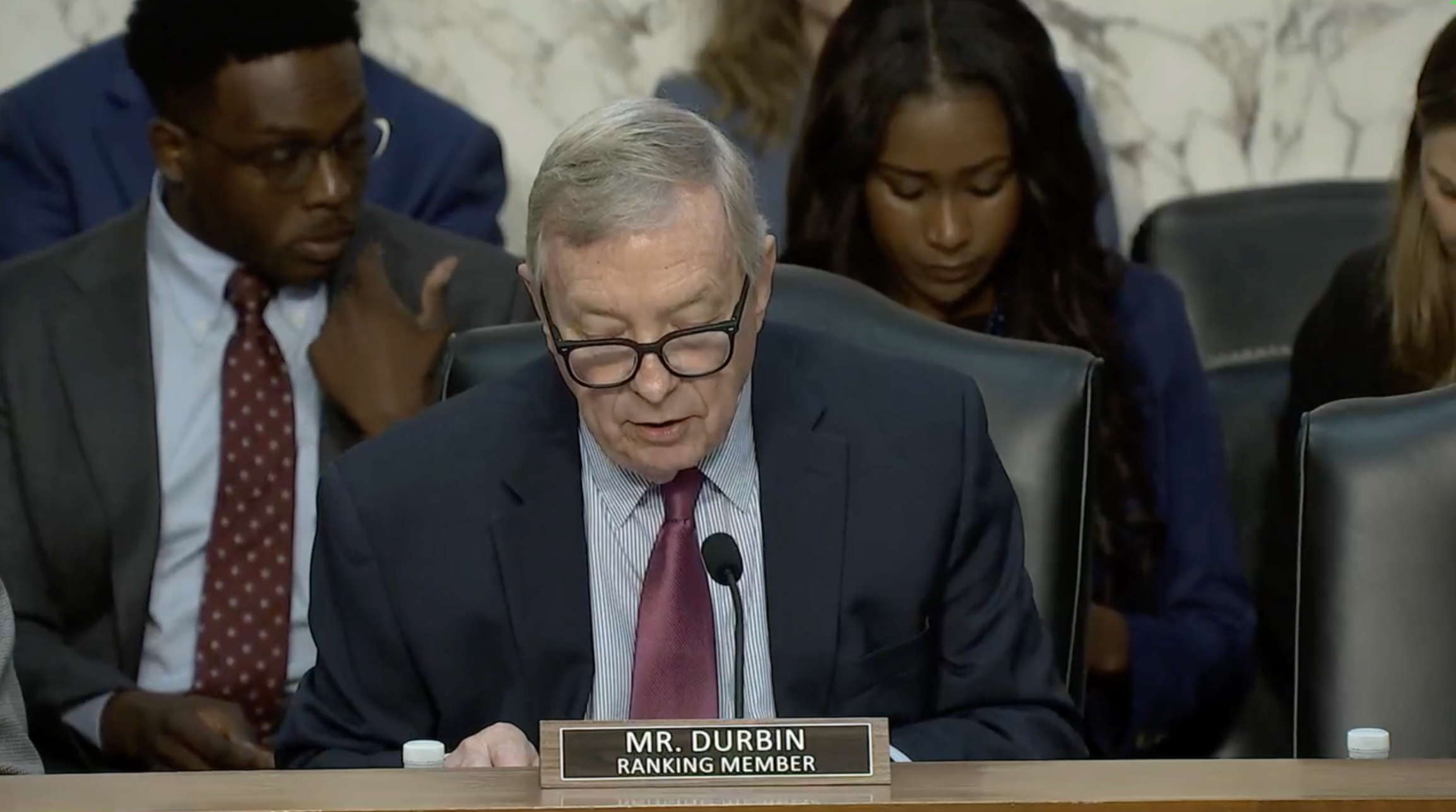 Senate Judiciary Meeting Hearings to examine how the Trump Administration is addressing the human cost of soft on crime policies.– Gov. Durbin (D-IL) “These are illegal, unconstitutional, and un-American power grabs by the President that actually endangers Americans”