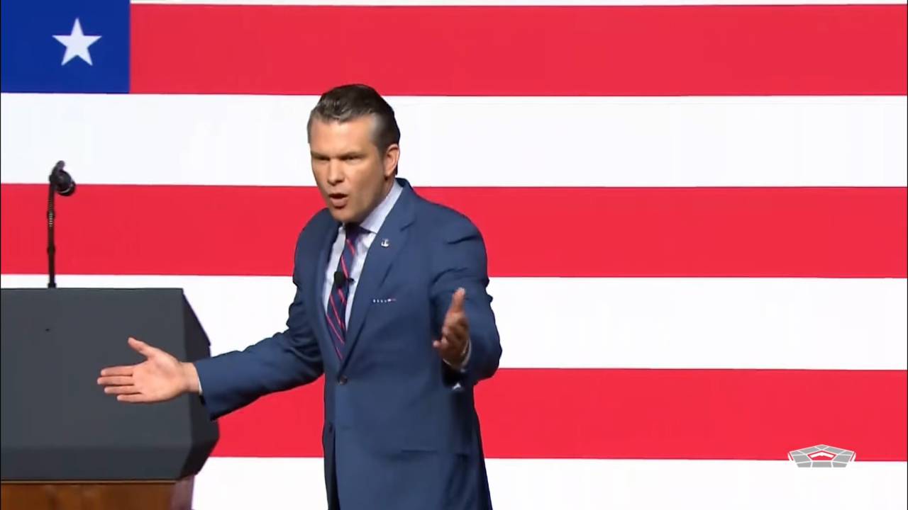 Dept of War - Sec of War Hegseth: "Either you protect your people and your sovereignty, or you will be subservient to something or someone"