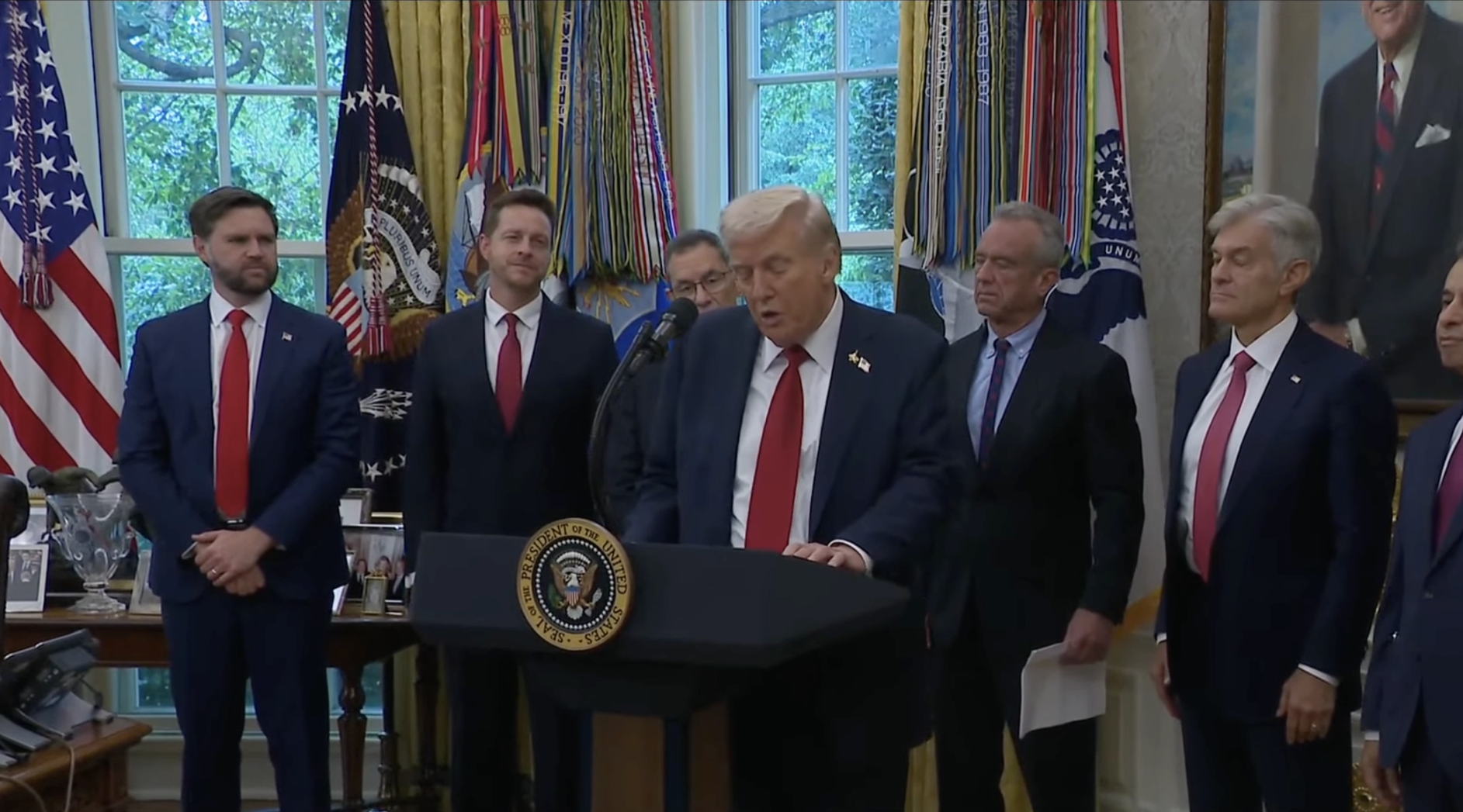 White House– President Trump: “Pfizer has agreed to offer countless prescription medications at major discounts.”