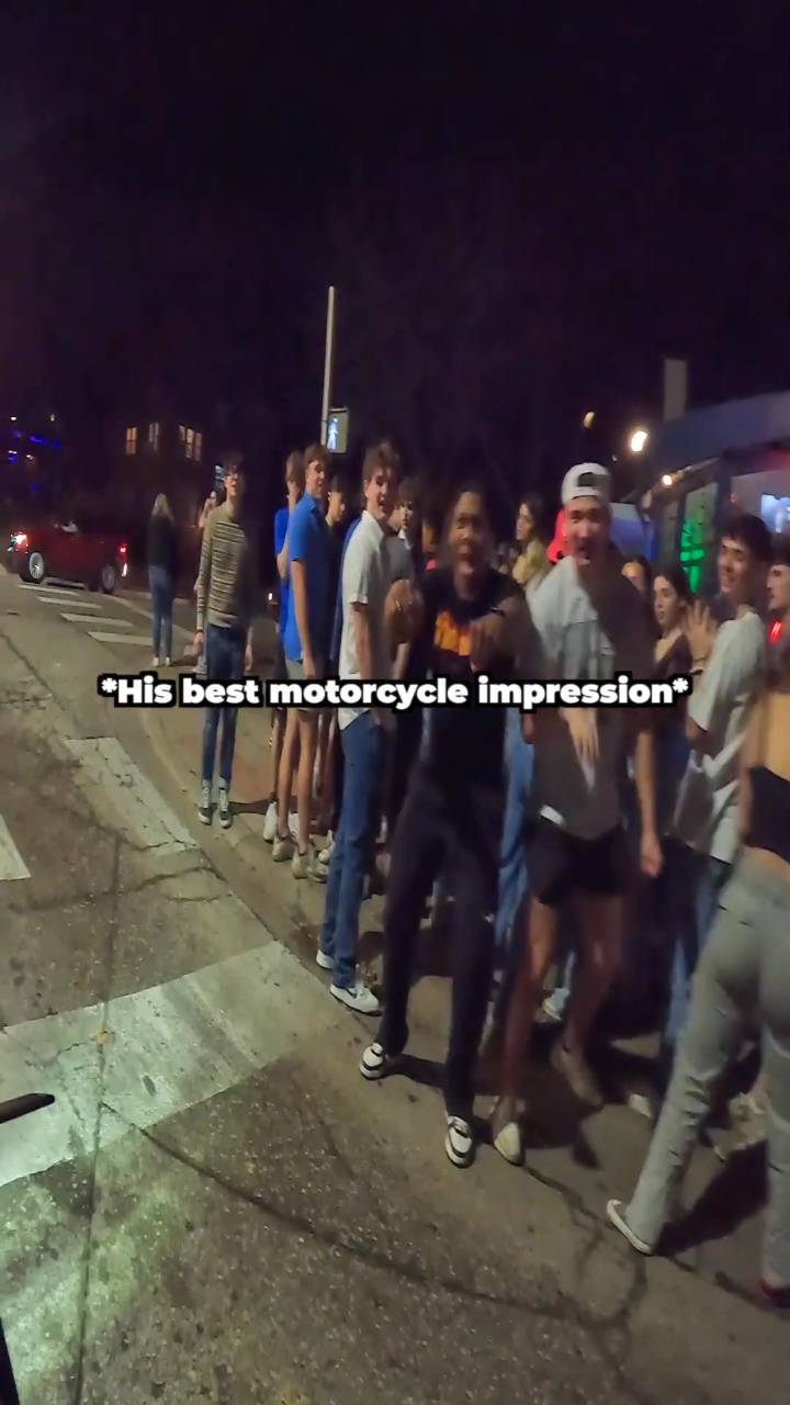 Party crowd requests stunt