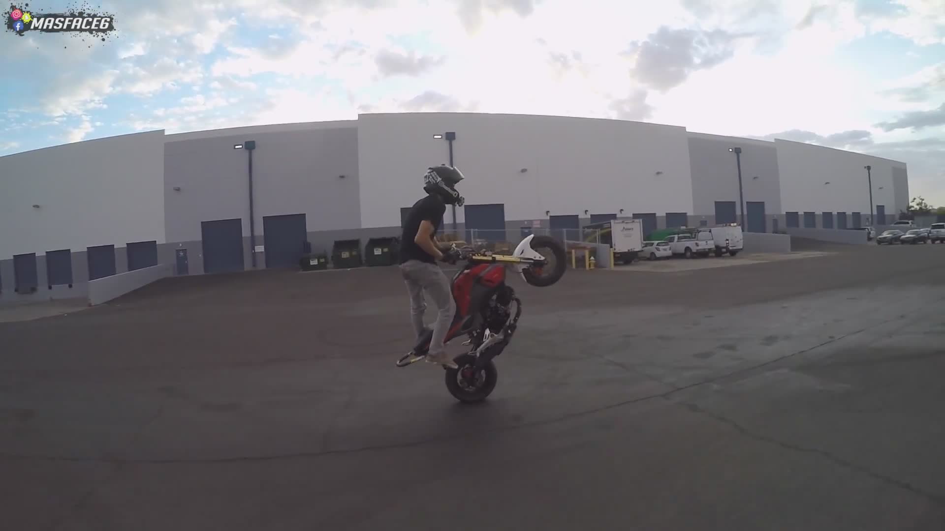 Advanced wheelie variation