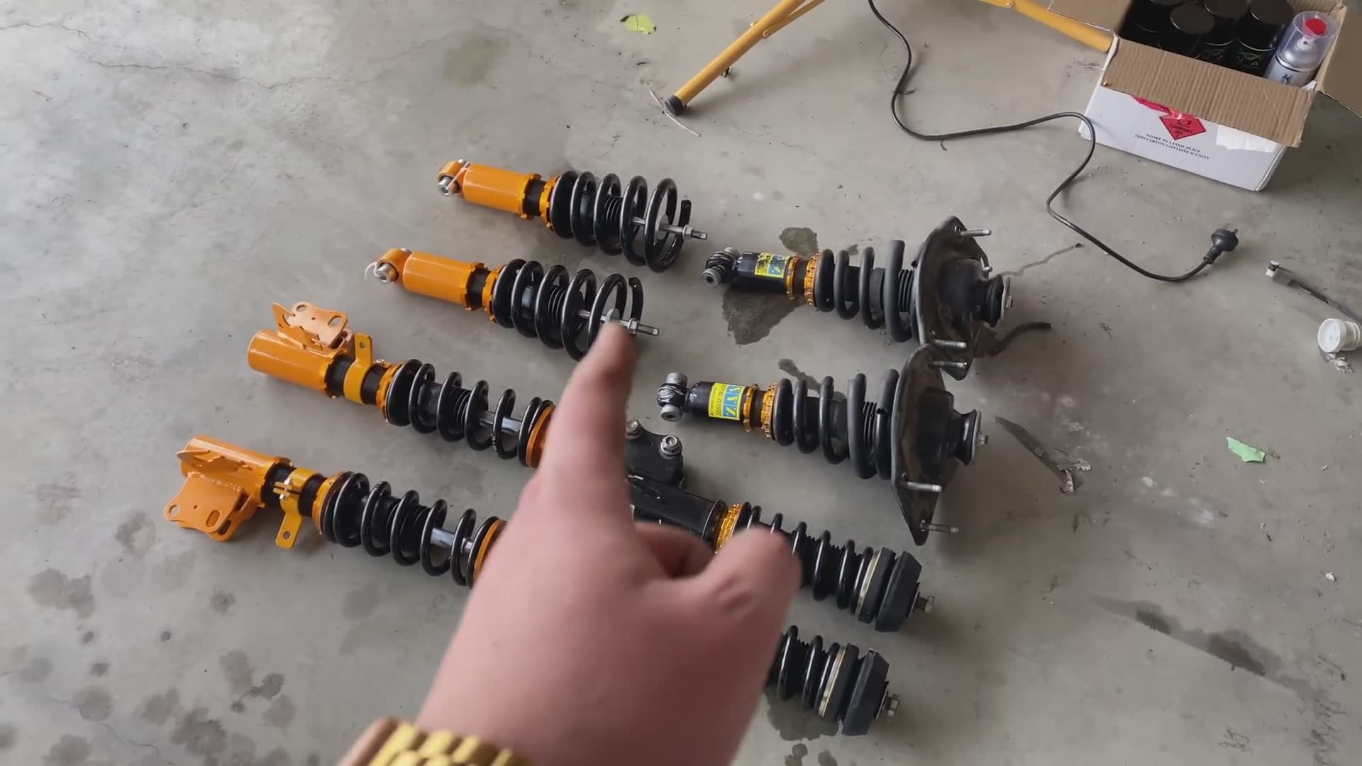 Suspension comparison test