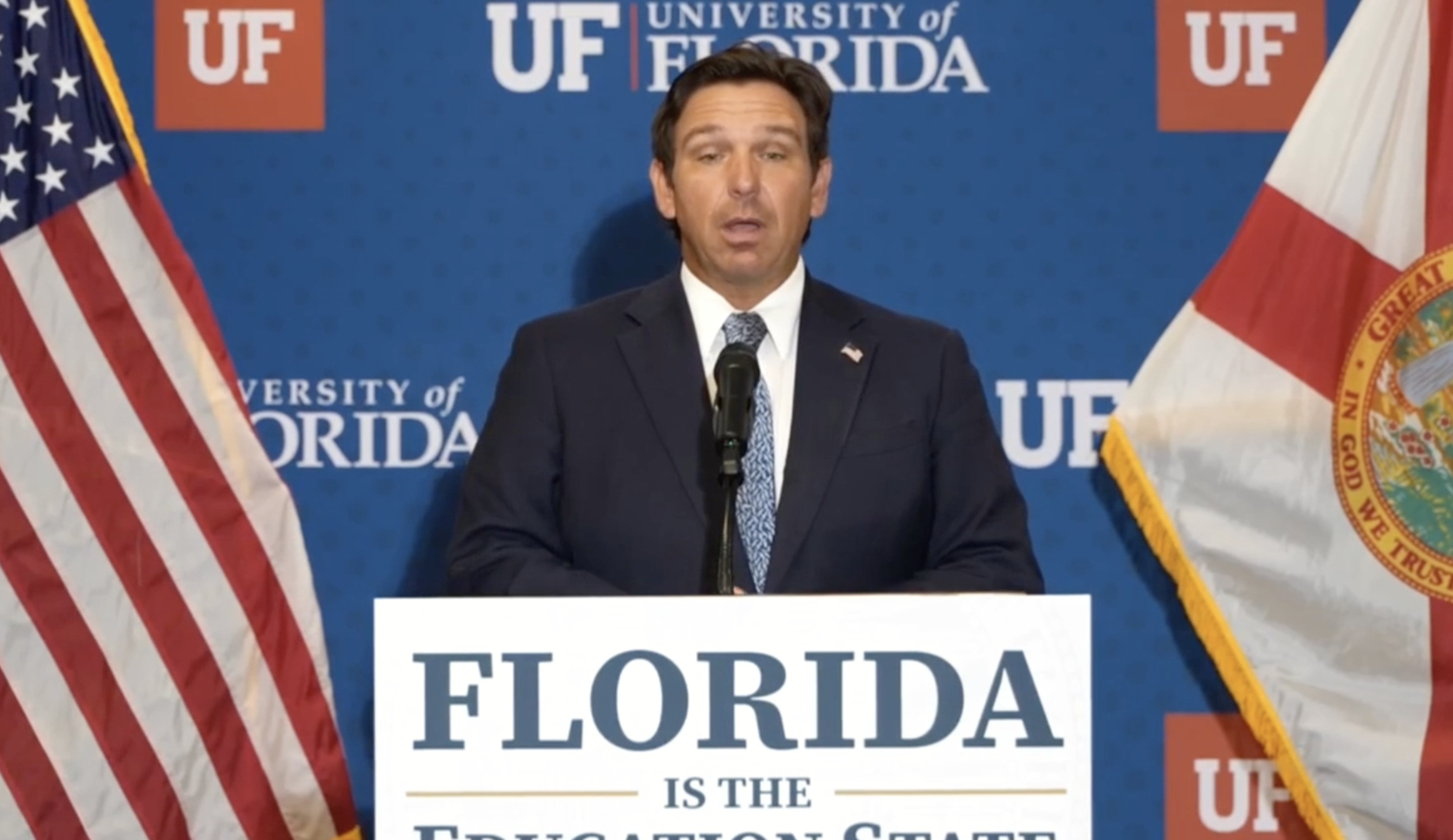 Gov. Ron DeSantis (FL-R): "Florida's a state where woke goes to die."