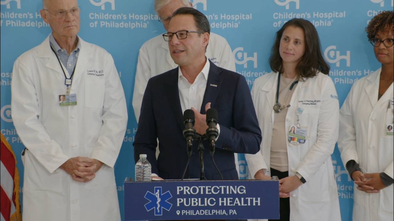 10 01 25 Pennsylvania - Gov. Shapiro on his executive order "to protect access to vaccines"